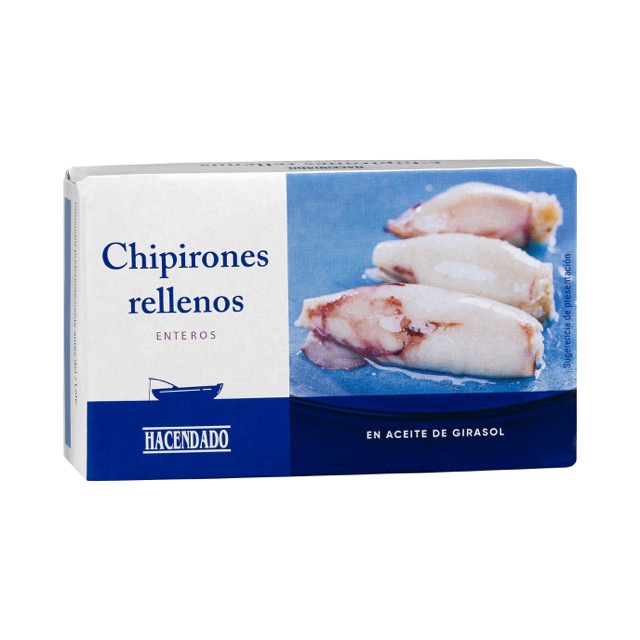 Chipirones rellenos de Mercadona: abrir ficha